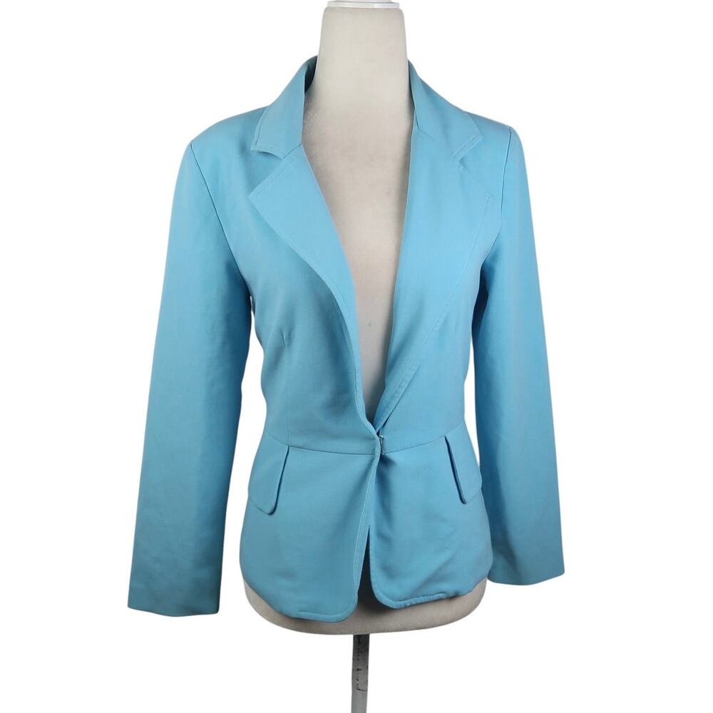 Vintage Y2K Rampage Aqua Blue Blazer Jacket S